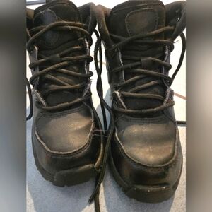 Nike Manoa LTR Boots Shoes (PS) BQ5373 001 Black Little Kids School,sz.12c